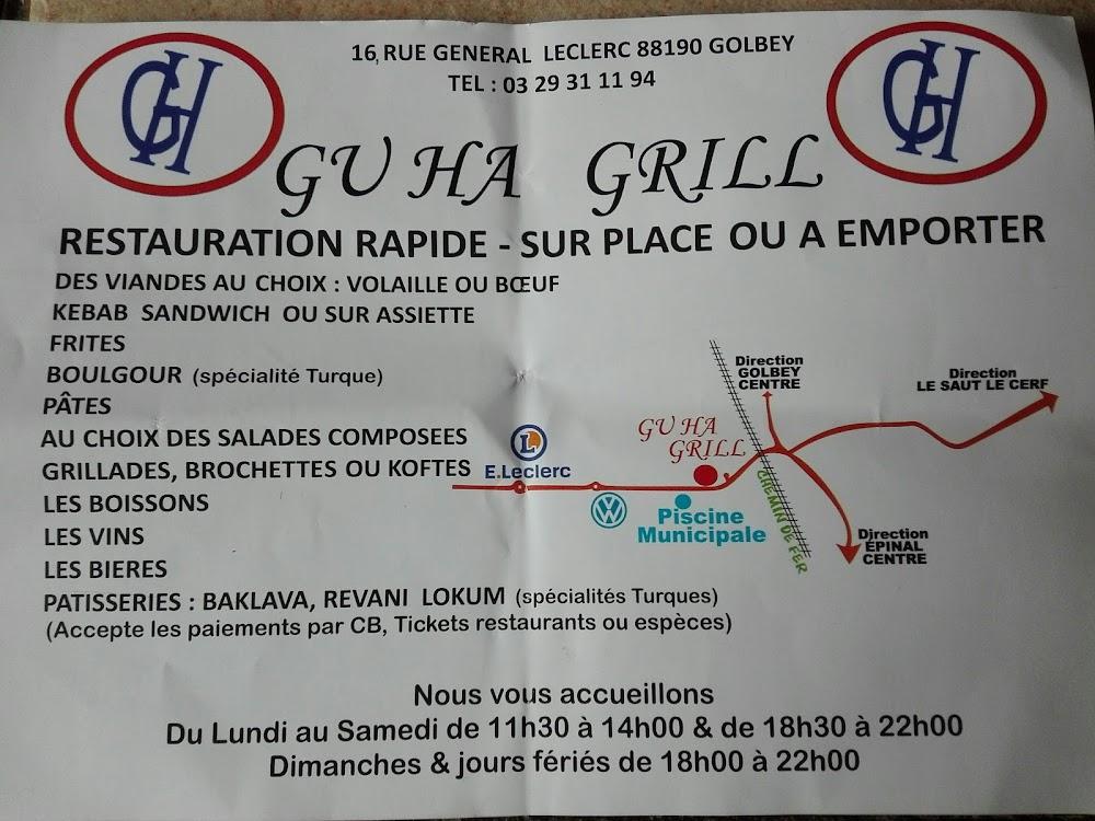 Gu-ha Grill KEBAB RESTAURANT - Menu Image 1